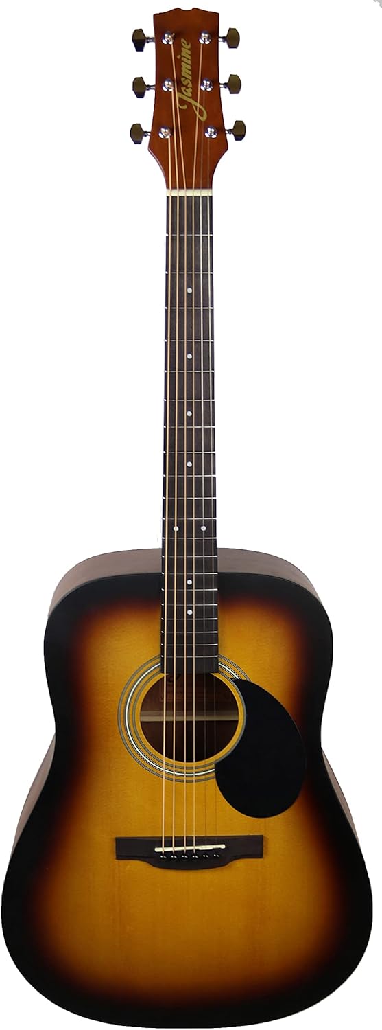 Jasmine 6 String Acoustic Guitar S35-SB in Matte Sunburst Finish