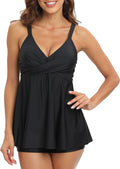SEAFORM Women's Tankini Two-Piece Tummy Control Swim Dress