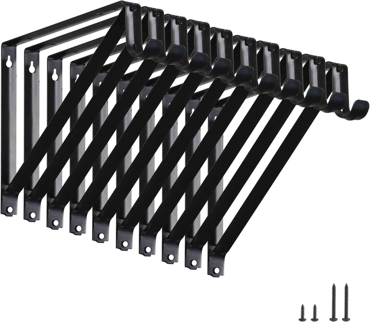 Heavy Duty Closet Shelf Rod Brackets for Maximum Support