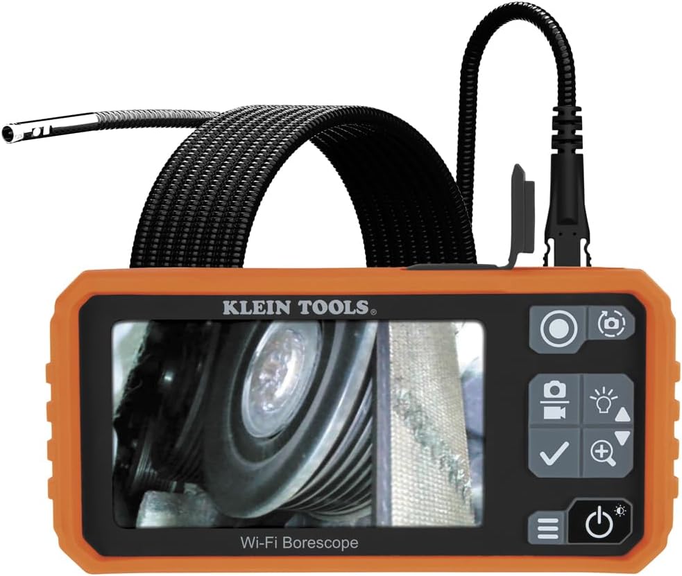 Klein Tools ET19 Wi-Fi Pro Borescope for Inspection Needs
