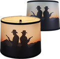 Rustic Lamp Shades Set of 2 for Farmhouse Decor and Style