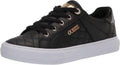 Women's Quilted Loven Sneaker - Chic Faux Leather Platform