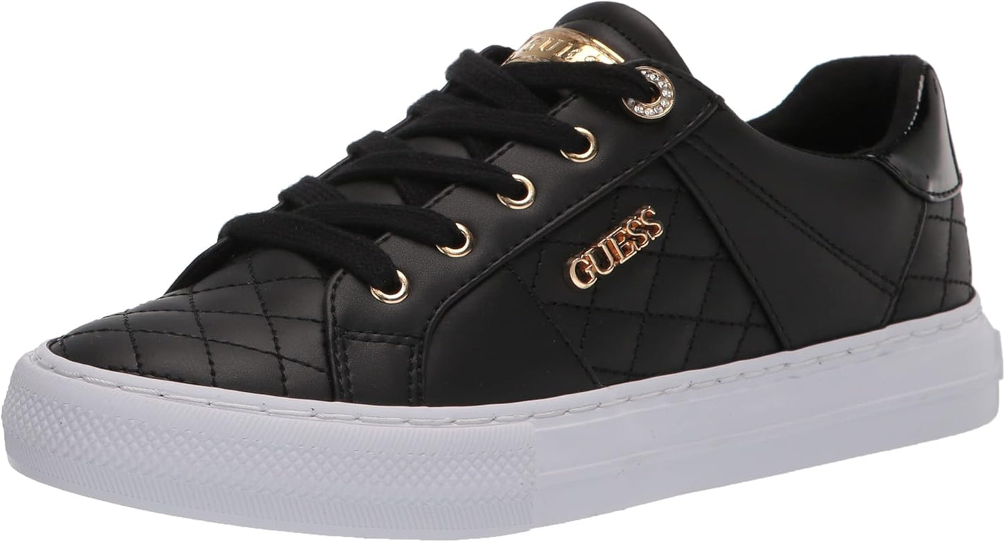 Guess Womens Loven Sneakers: Chic Quilted Design for Comfort