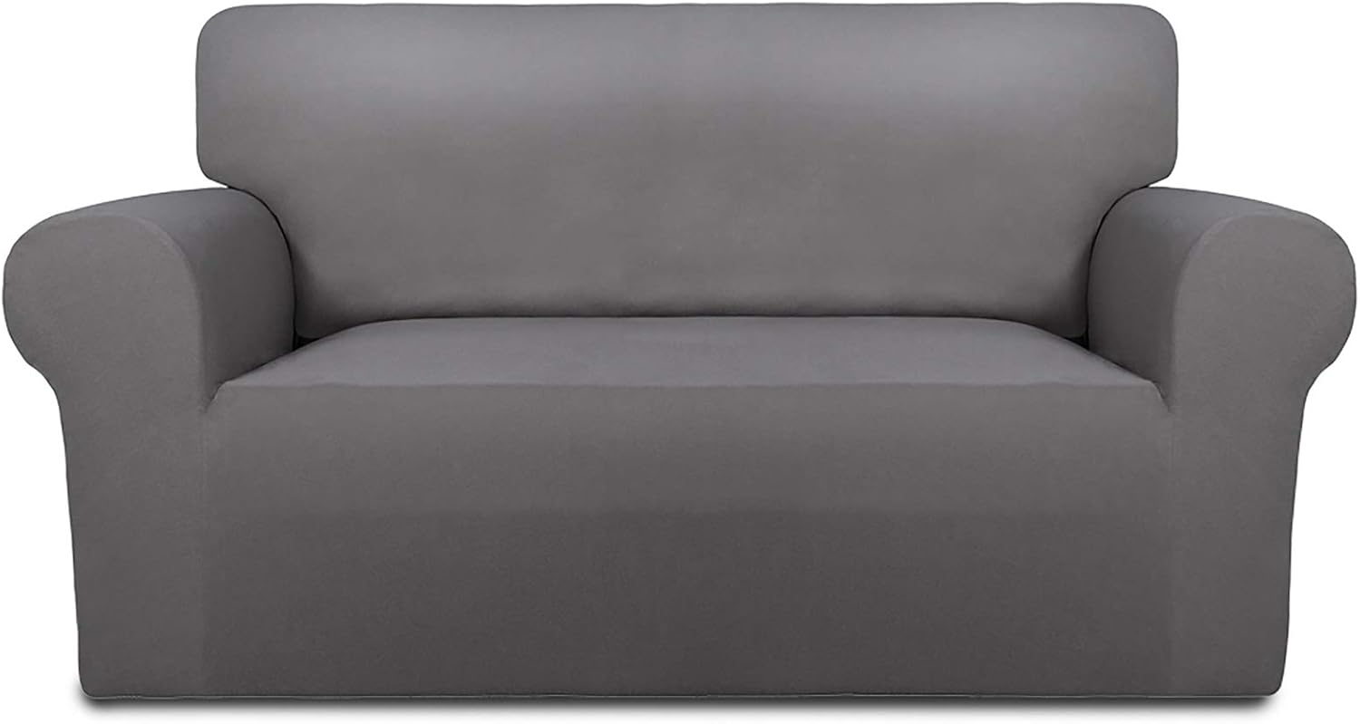 PureFit Super Stretch Sofa Slipcover for Loveseat, Light Gray