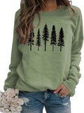 Pine Tree Travel Sweatshirt for Women - Noffish