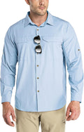 Men's UV Protection Hiking Shirt with UPF 50+ for Outdoor Adventures