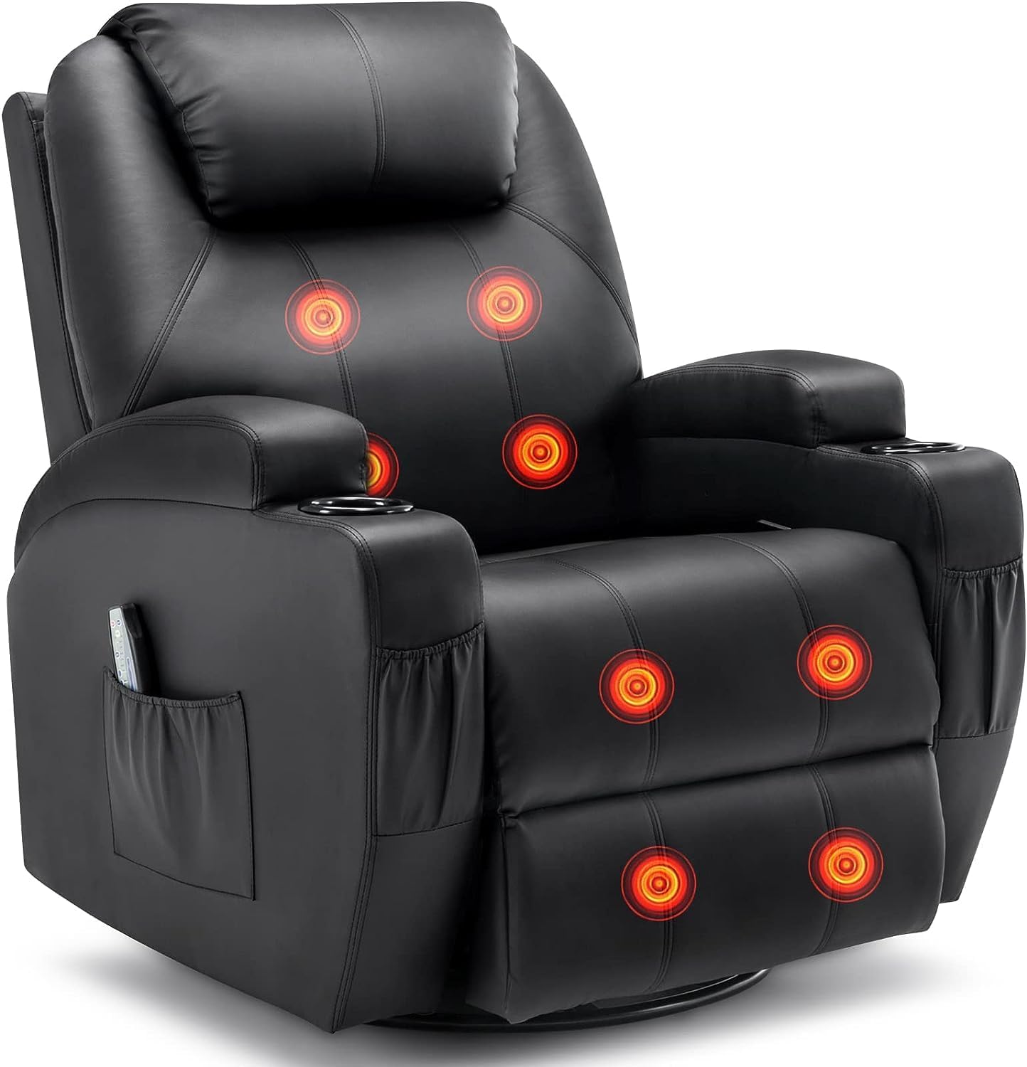 Korser 360 Swivel Massage Recliner - Ultimate Comfort!