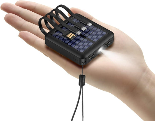 Kelaien Solar Power Bank 12000mAh - Charge Anywhere!