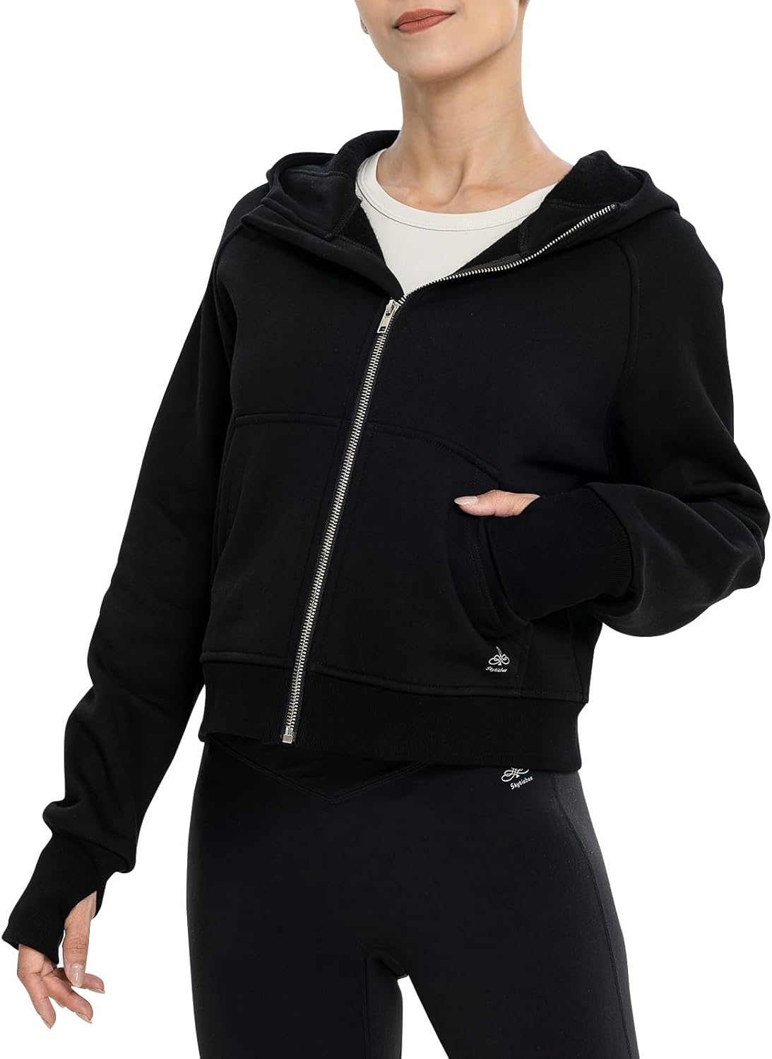 Cozy Fall Style: Women's Zip-Up Hoodie