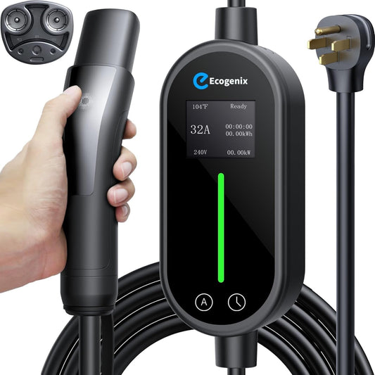 Fast Level 2 Tesla Charger: Wireless Control, Adjustable - Ecogenix