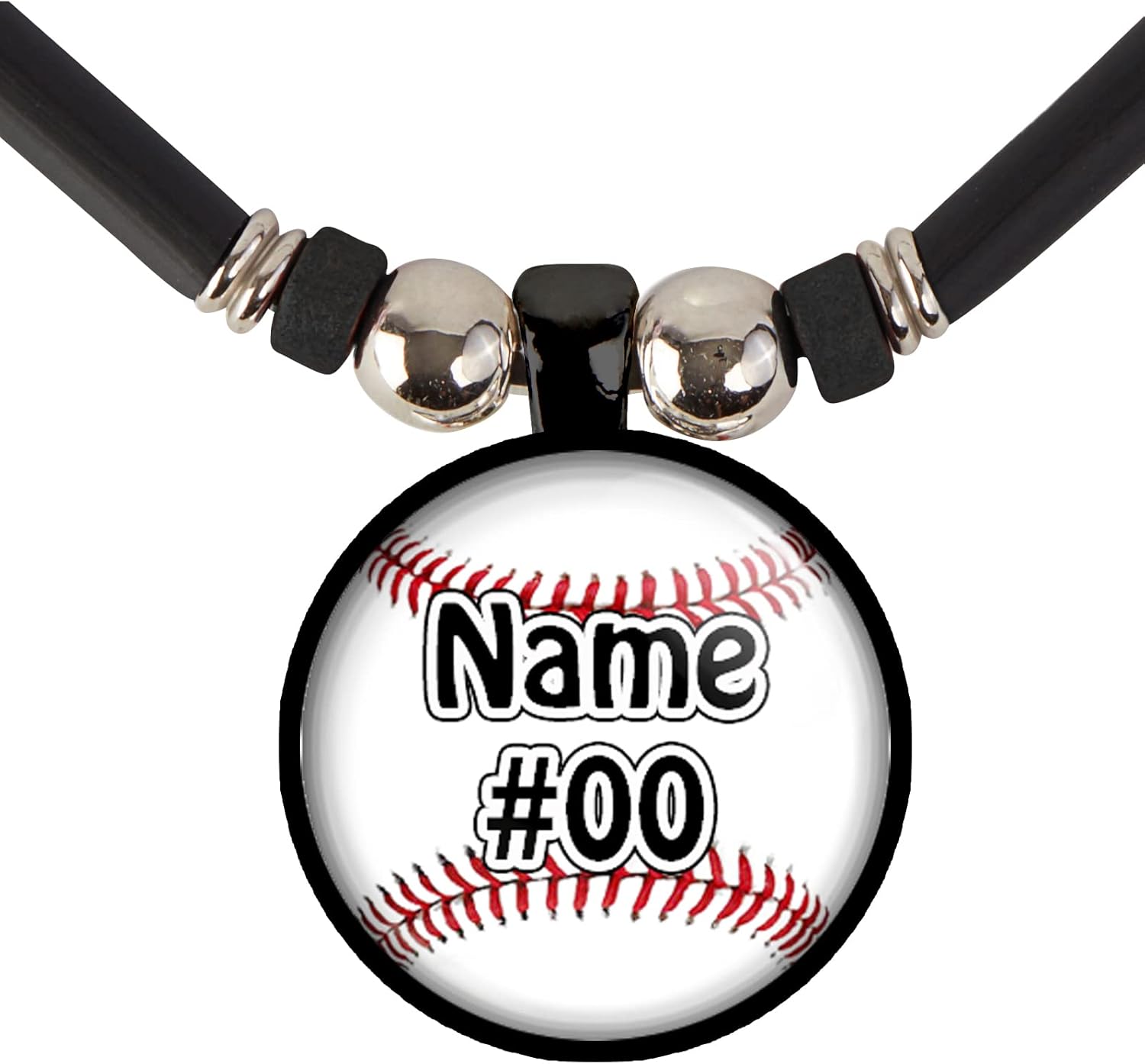 Personalized Baseball Necklace for Boys - Custom Name Jewelry