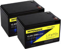 12V 20Ah LiFePO4 Deep Cycle Battery (2 Pack) - Long Life Power