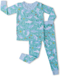 Kids Two-Piece Pajama Set in Viscose from Bamboo - Soft Family PJs