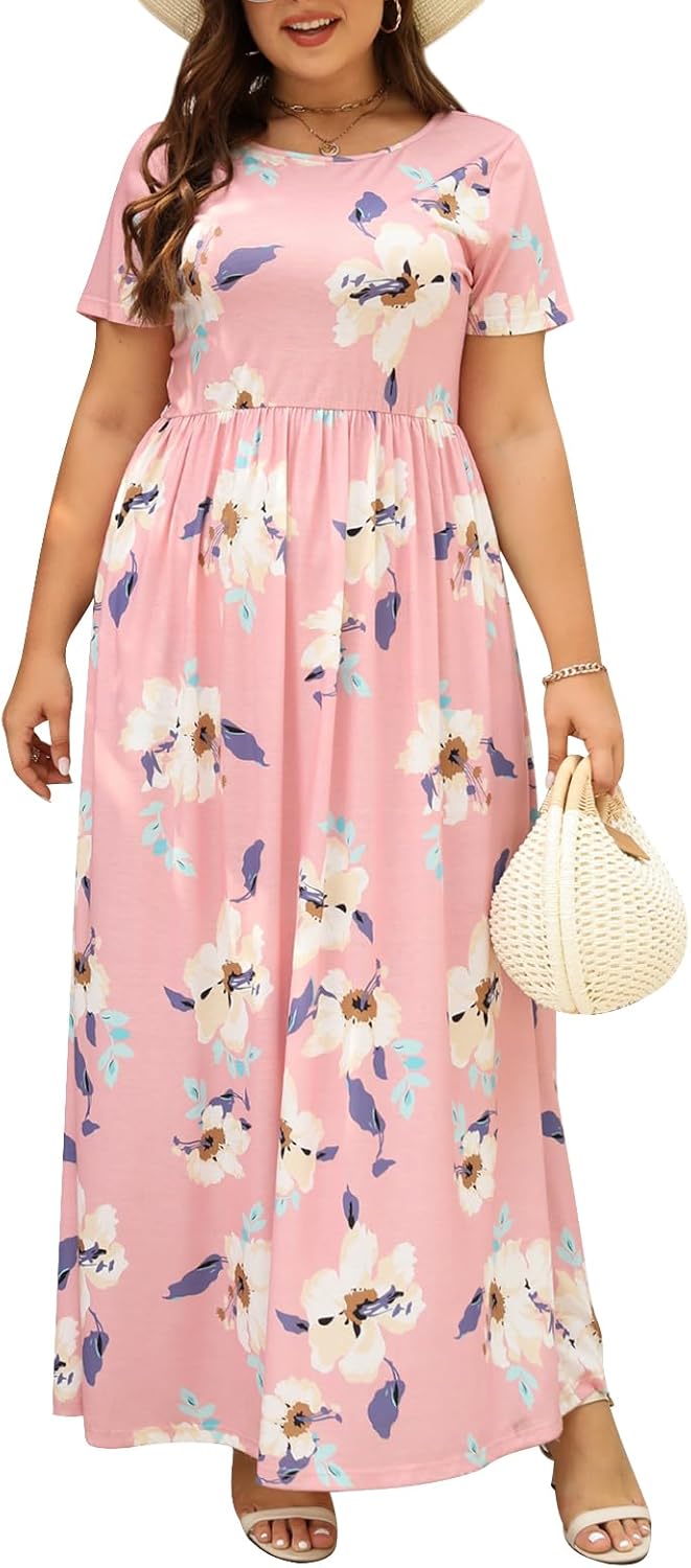 Plus Size Maxi Dresses for Curvy Women - Casual Summer Style