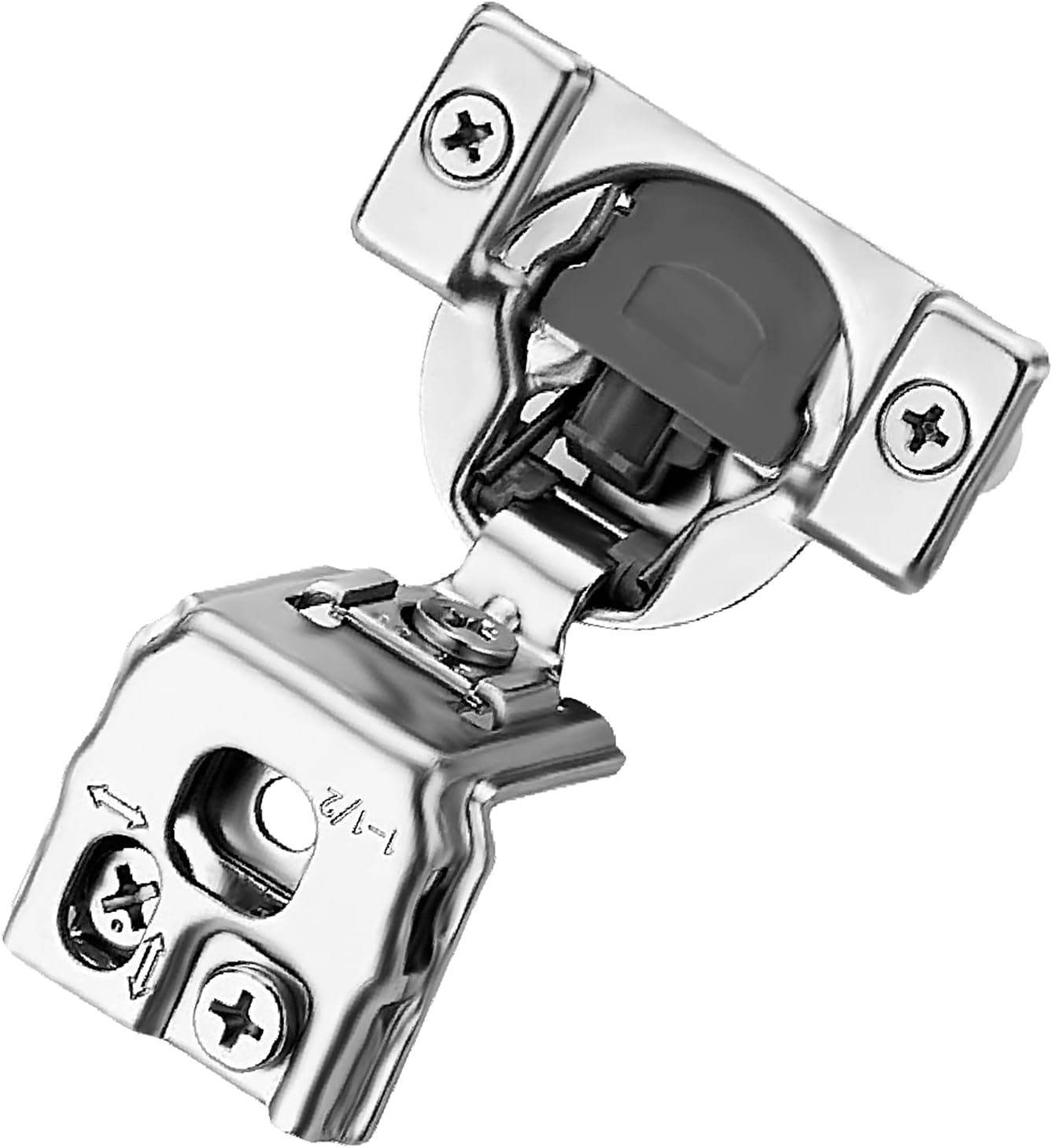Ravinte 50 Pack Soft Close Hinges for Kitchen Cabinets 1-1/2 in