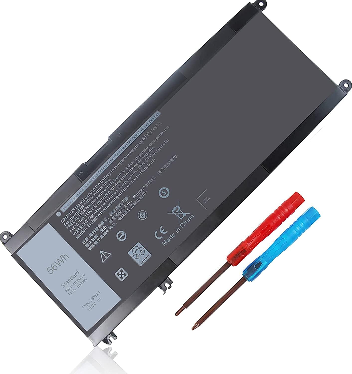 56Wh 33YDH Laptop Battery Replacement for Dell Inspiron Series
