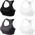 Match Racerback Sports Bras for Women - Supportive Padded
