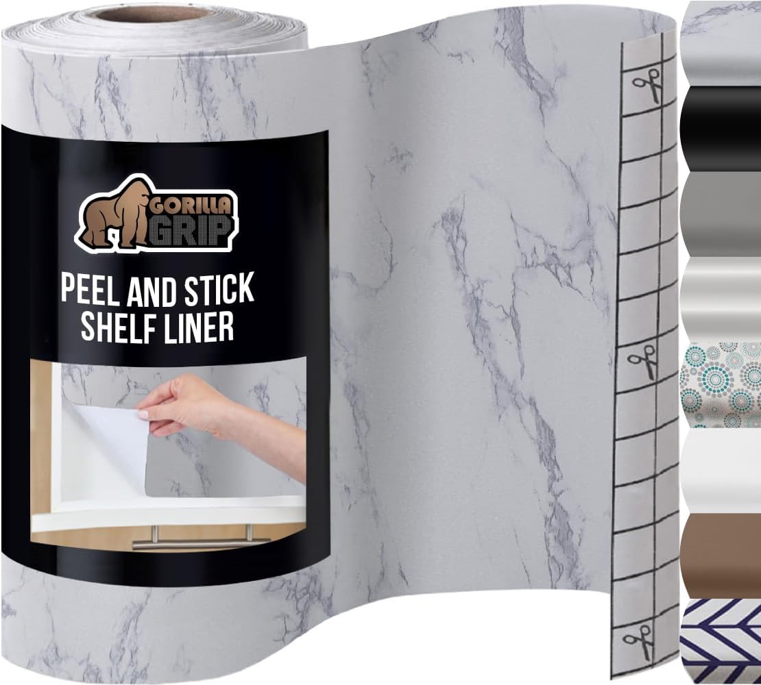GORILLA GRIP Peel and Stick Paper for Easy Home Decor Projects