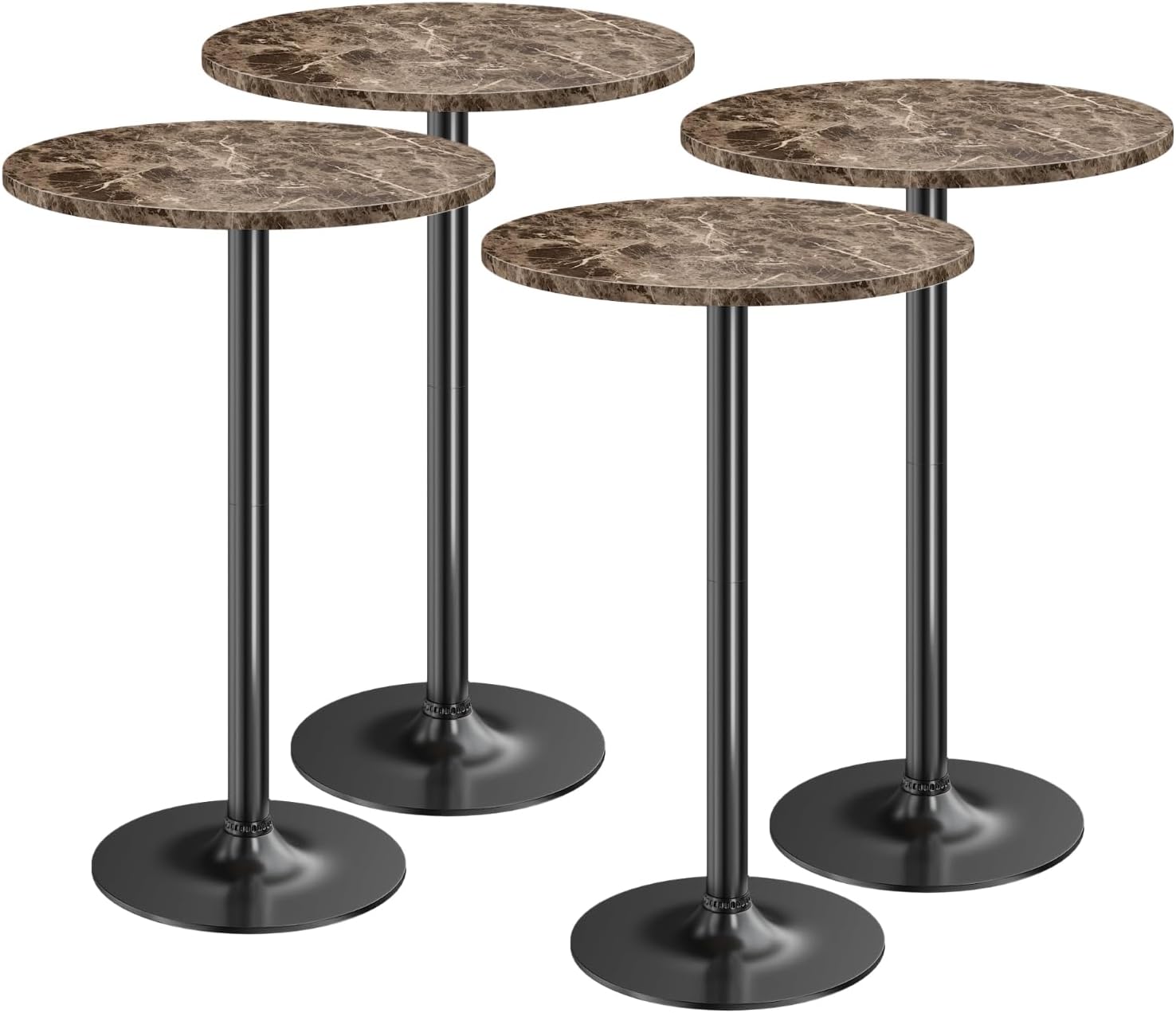 Furmax Bistro Pub Table Round Bar Height Cocktail Table Review
