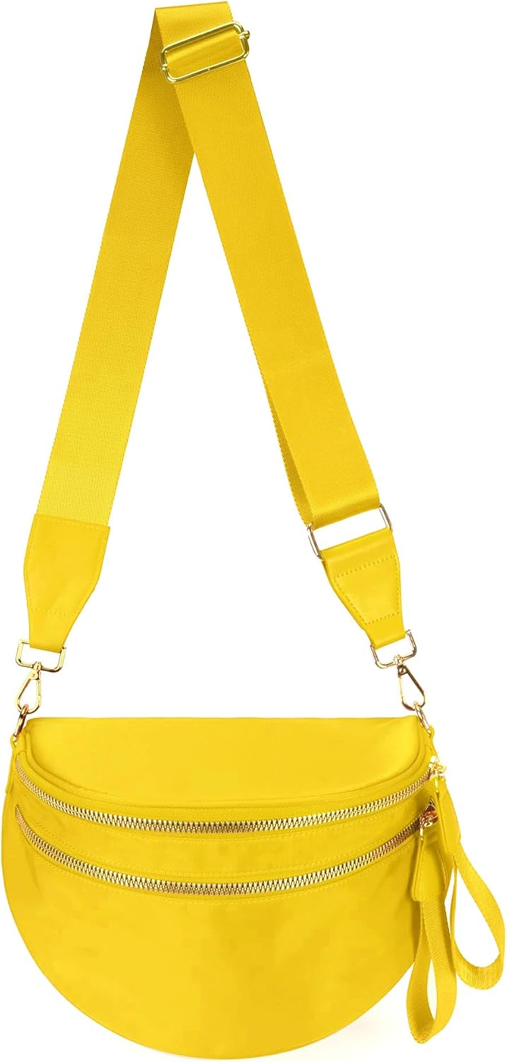 Spacious Nylon Crossbody Bag for Women - Trendy and Stylish