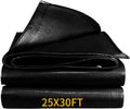 25X30FT Reinforced PE Pond Liner 28Mil Thickness - Flexible DIY Pond