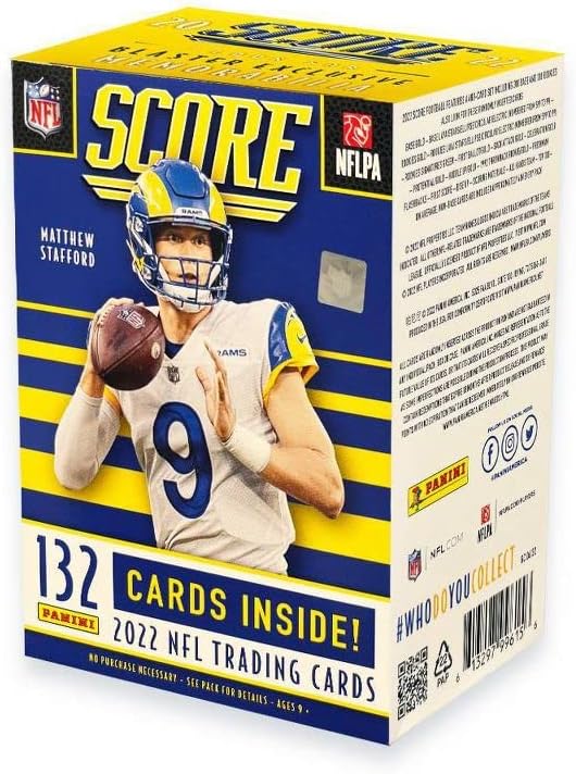 2022 Panini Score Football Trading Card Blaster Box Review