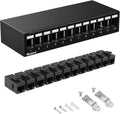 Patch Panel 12 Port Cat6 Keystone Jack 1U - Compact Reliable