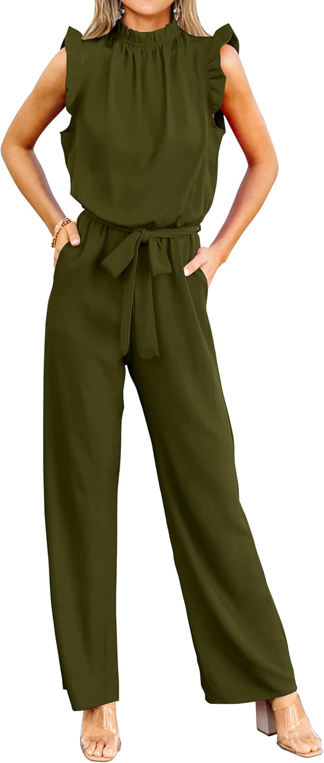 KIRUNDO Jumpsuits for Women: Elegant Summer One Piece Romper