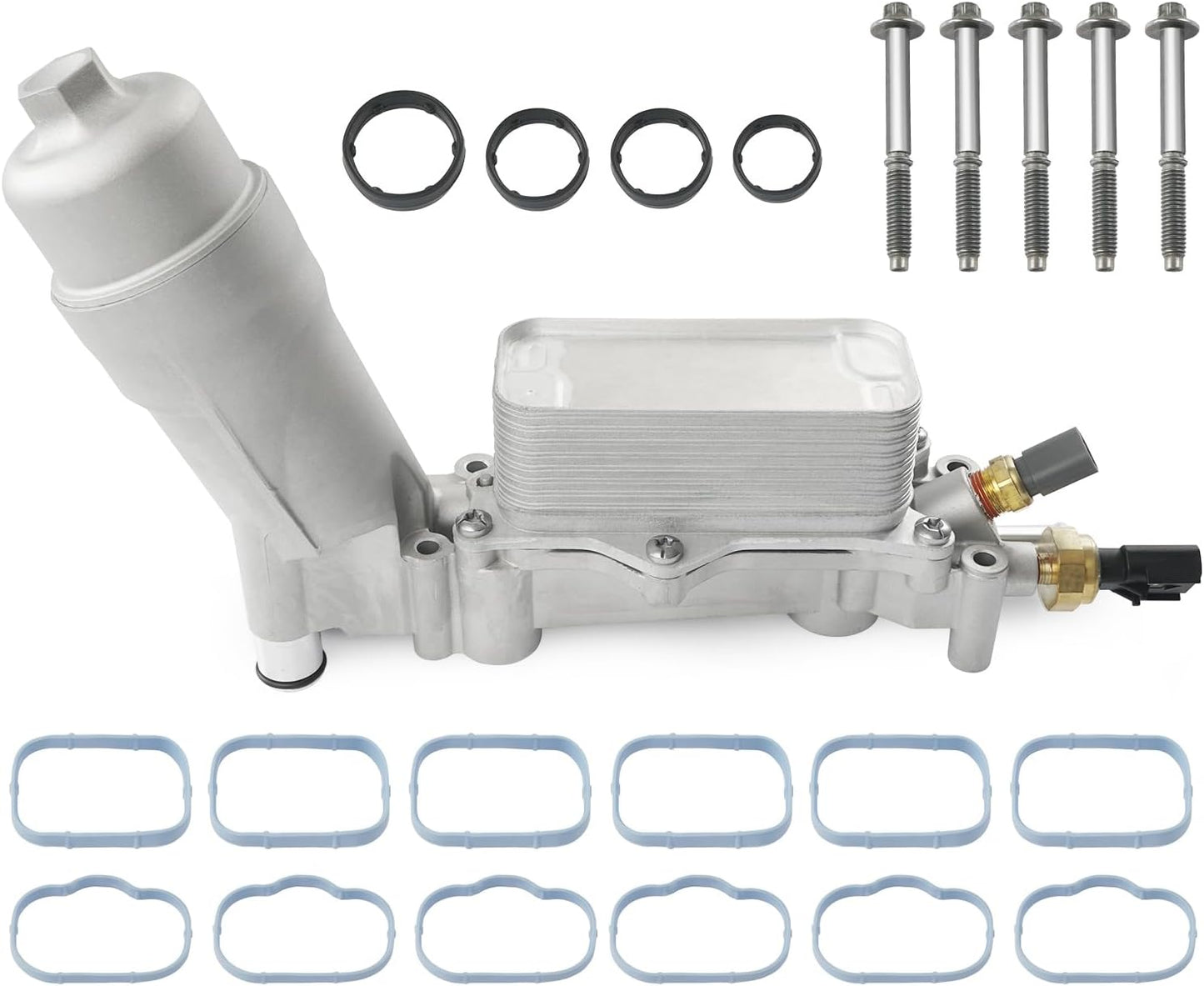 Upgrade Aluminum Engine Oil Filter Housing Kit for Jeep & Dodge