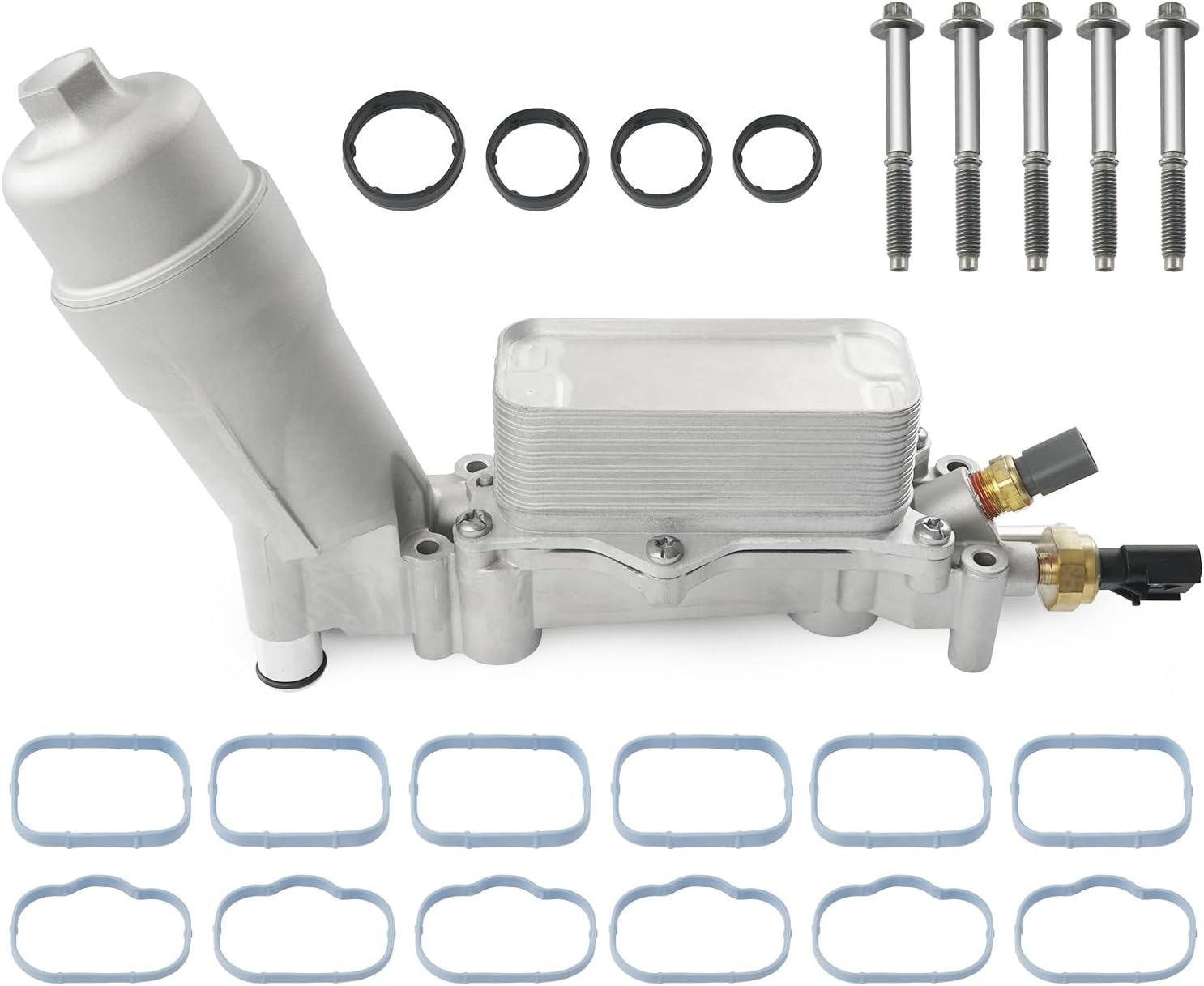 Upgrade Aluminum Engine Oil Filter Housing Kit for Jeep & Dodge