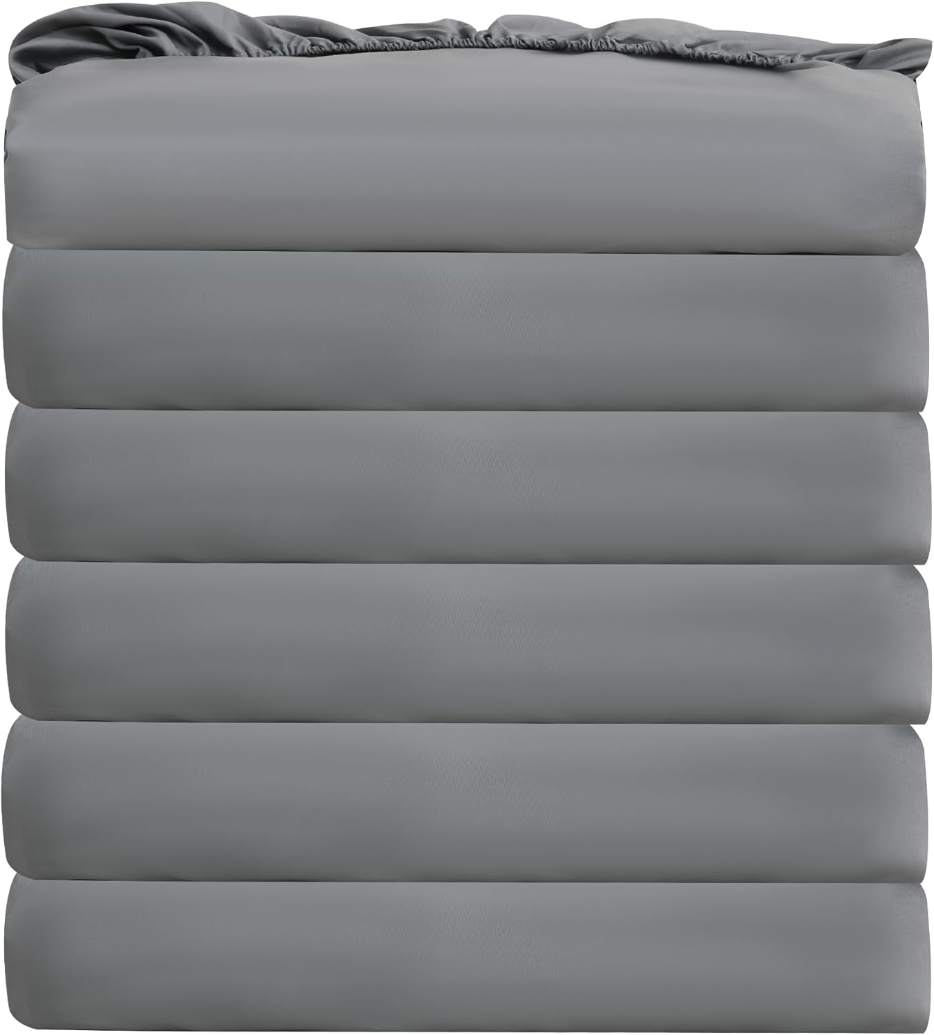Bulk King Fitted Sheet Only Deep Pocket 6 Pack for Hosts
