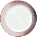 Luxurious Rose Gold Round Charger Plate 12in Pack of 10 - Elegant