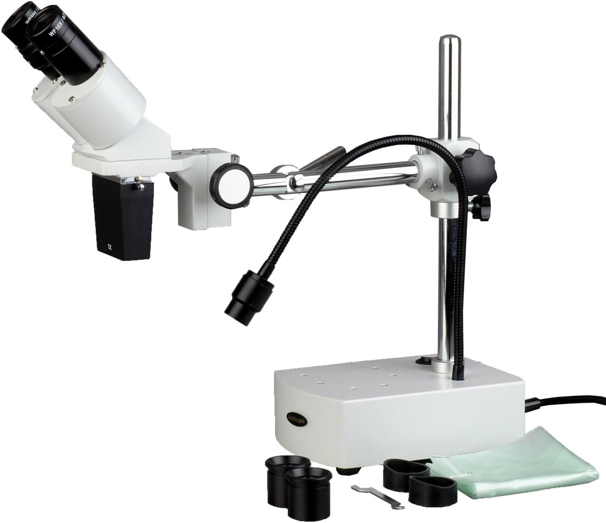 AmScope SE400-X Binocular Boom Arm Stereo Microscope Review