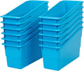 Durable Book and Binder Holders 12 Pack - Neon Blue Classroom Storage