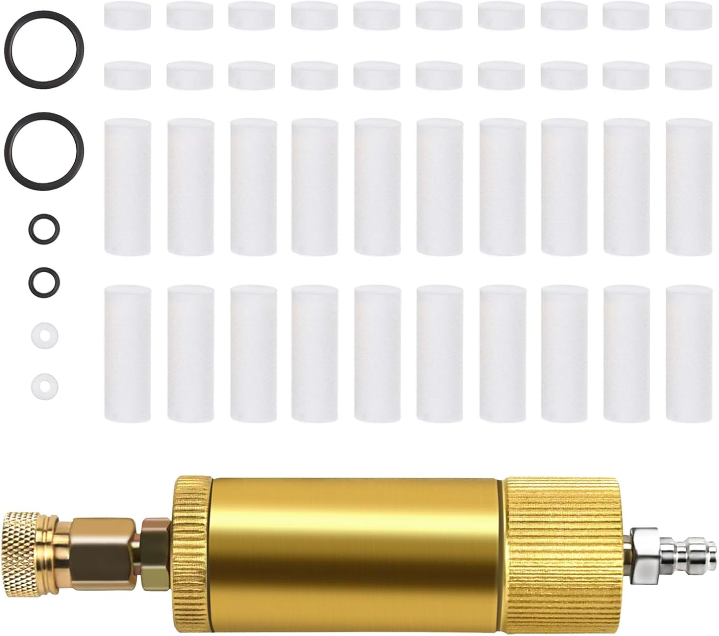 High Pressure Air Pump Filter Separator 30Mpa Gold
