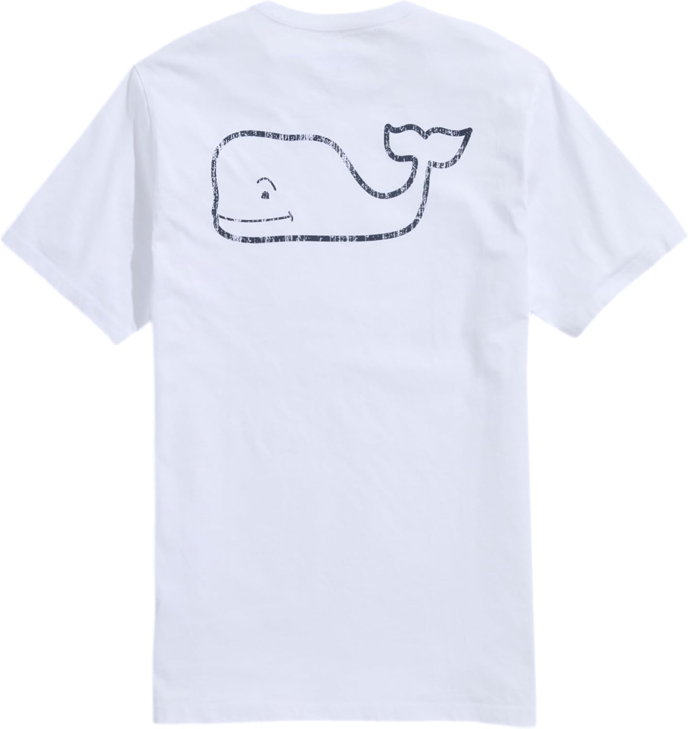 Vintage Whale Pocket Tee for Men - Classic Short-Sleeve Style