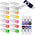 4GB USB Flash Drive 20 Pack - Compact 4GB USB2.0 Thumb Drives