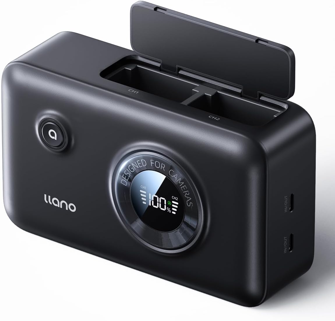 llano 2-in-1 NP-FW50 Fast Camera Charger for Sony Gear