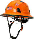 Full Brim Hard Hat with Clear Visor for Men and Women - OSHA Safe