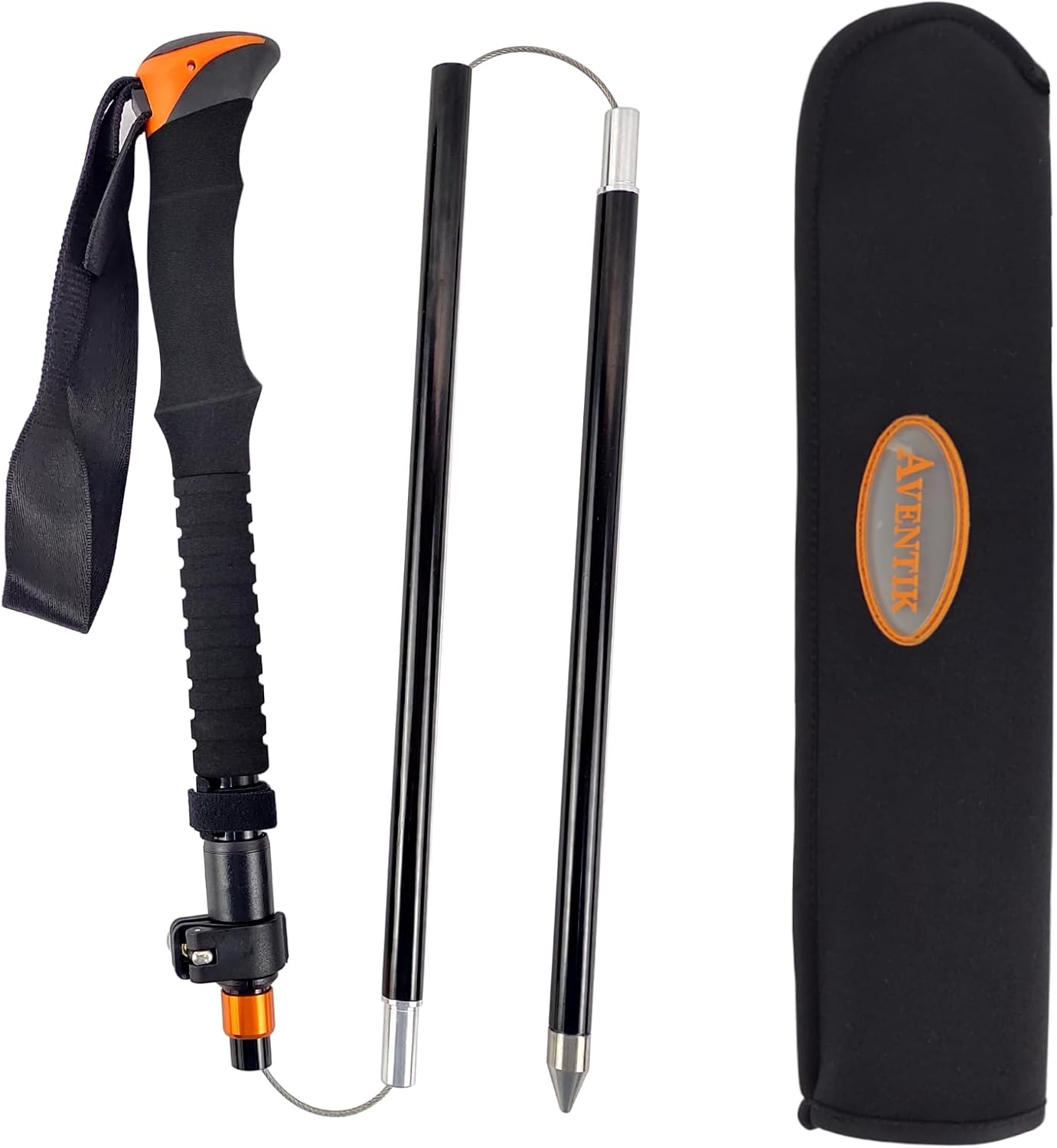 Aventik Fold-able Wading Staff for Safe Water Depth Navigation