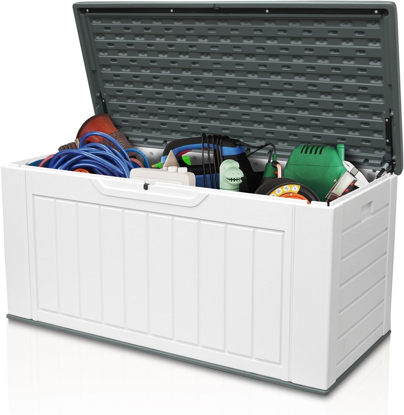 150 Gallon Outdoor Storage Box for Patio Furniture and Tools