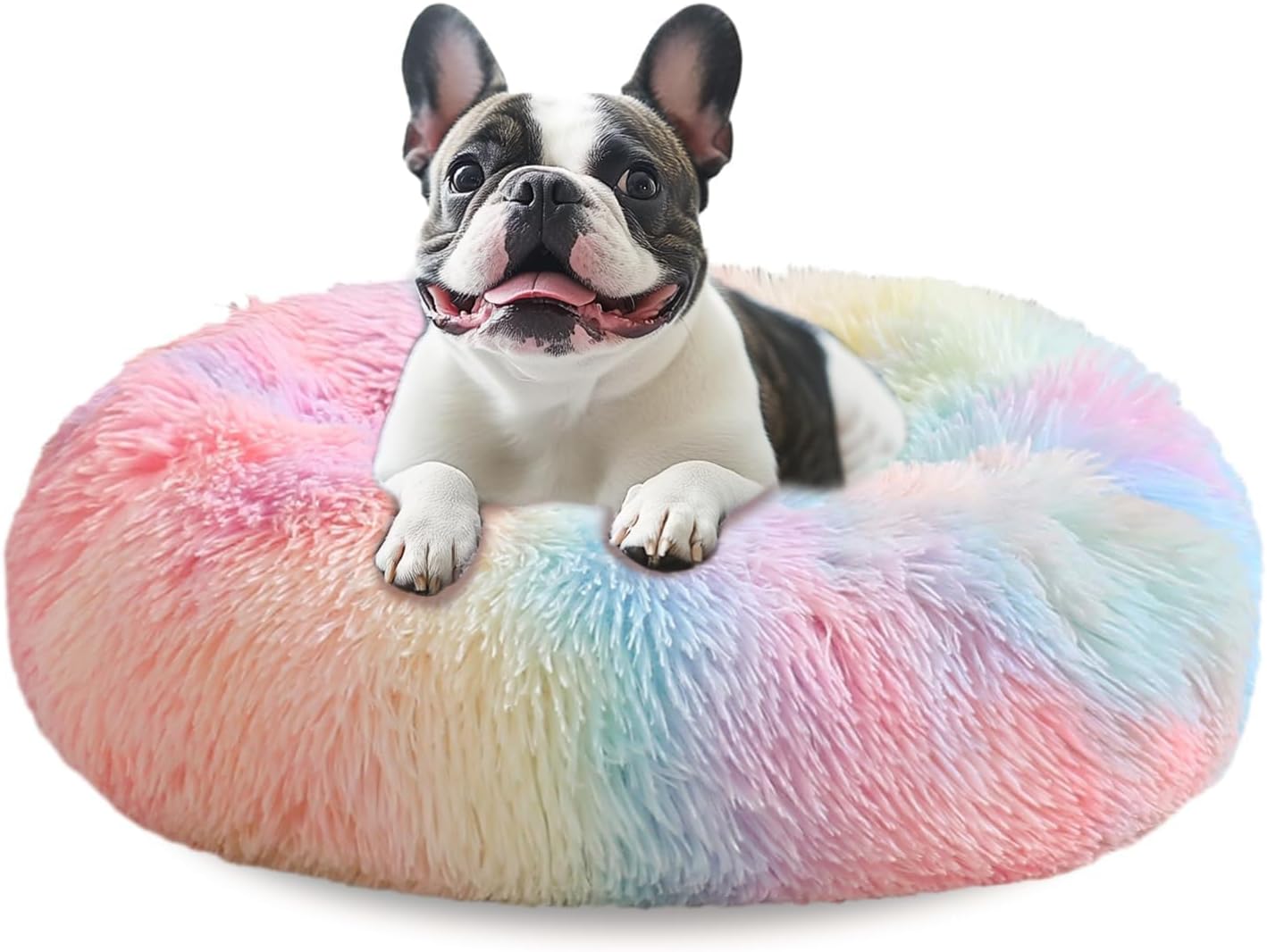 JOLLYVOGUE Medium Calming Dog Bed for Cozy Pet Relaxation