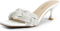 DREAM PAIRS Womens Open Square Toe Kitten Heels - Comfortable Dress