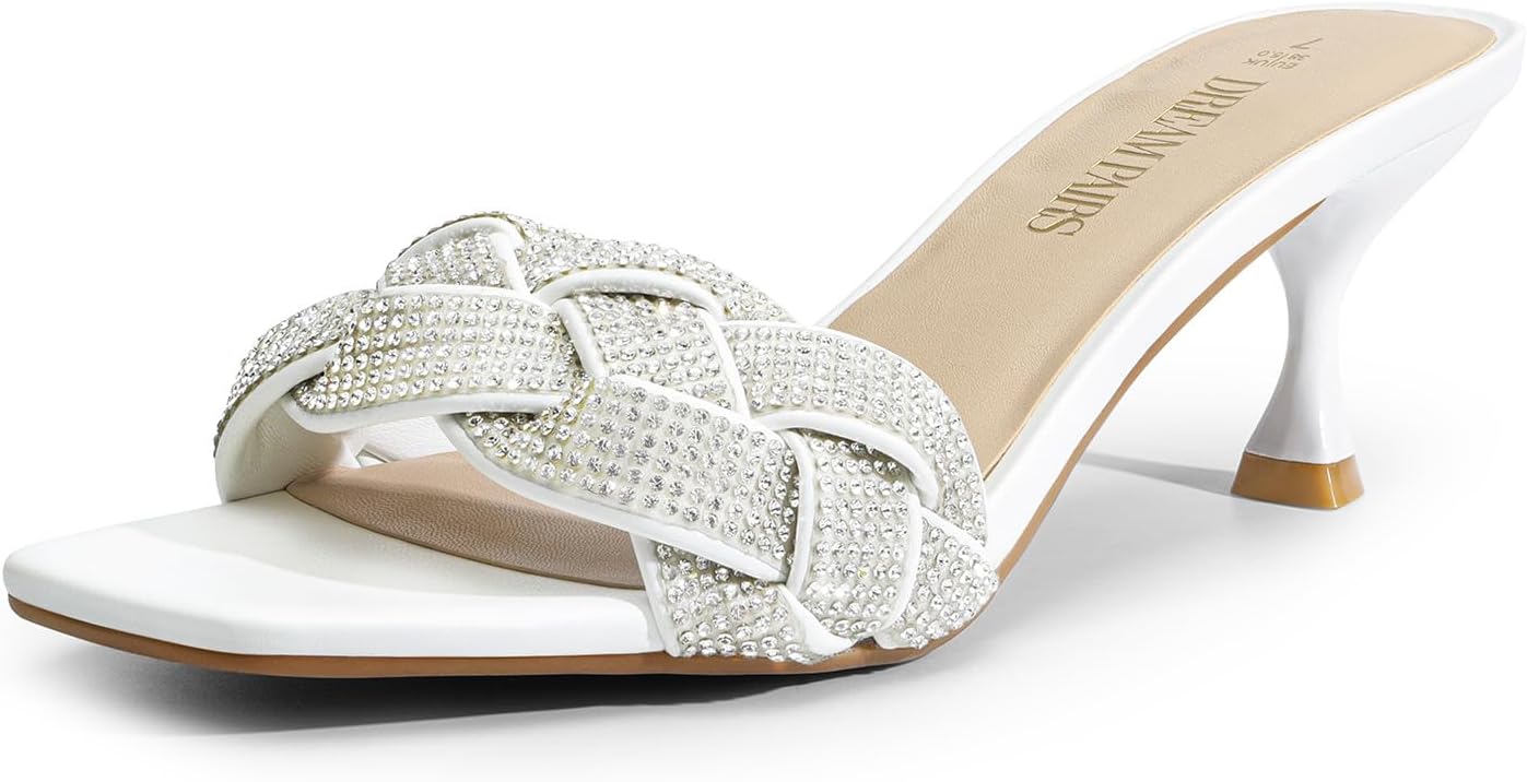 DREAM PAIRS Womens Stilettos Heels for Elegant Evening Wear