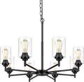 Modern Farmhouse 8-Light Chandelier for Dining Room and Kitchen