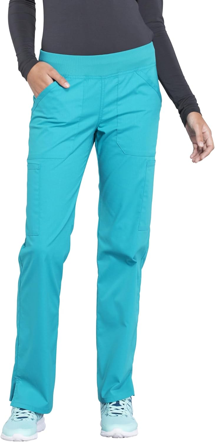 Cherokee Women's Scrub Pants with 6 Pockets & 2-Way Stretch