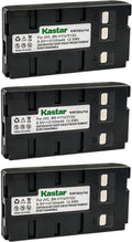 Kastar 3-Pack 6.0V 2100mAh Ni-MH Camcorder Batteries - Long Run