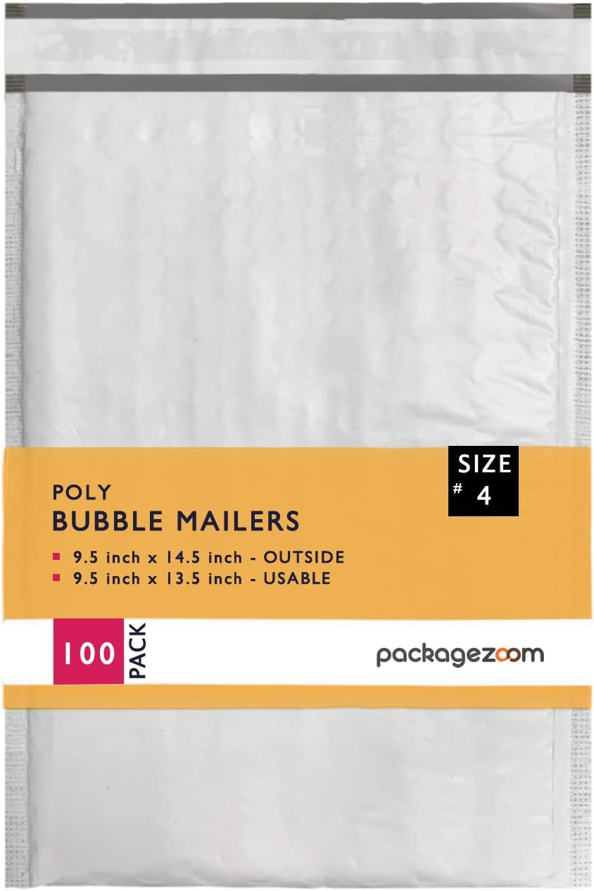 9.5x14.5 inches Poly Bubble Mailer Self Seal Shipping Envelopes