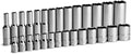 Capri Tools 1/4 in. Drive 12-Point Socket Set, Metric - Durable
