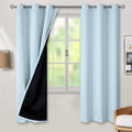 BGment Baby Blue 100% Blackout Curtains 72 in Length - Nursery